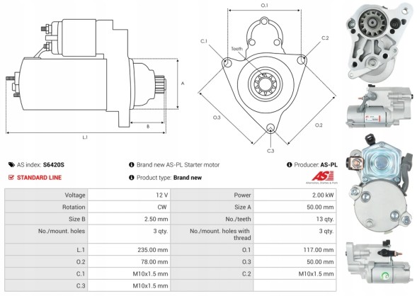 AS-PL  300 6.4, Challenger 6.2, challenger 6.4, charger 6.2, charger 6.4 01.2012