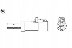 NGK 57 NGK/BOX Ngk lambda probe ford mondeo iii 1.8 16v (b5y) + driver's essential #32