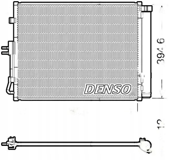 Denso  Condenser air conditioning cooler dcn43005 denso