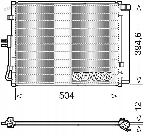 Denso  Condenser air conditioning cooler dcn43005 denso