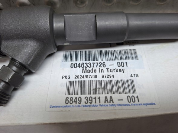 Fiat OE S26312062 Injector bosch 0445110938 fiat 500x tipo qubo 1.3 mjet 2014-