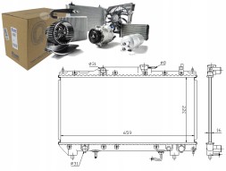 Nissens NIS64782A(iMOTO) Engine cooler toyota avensis 1.6/1.8 09.97-10 + driver's essential #37