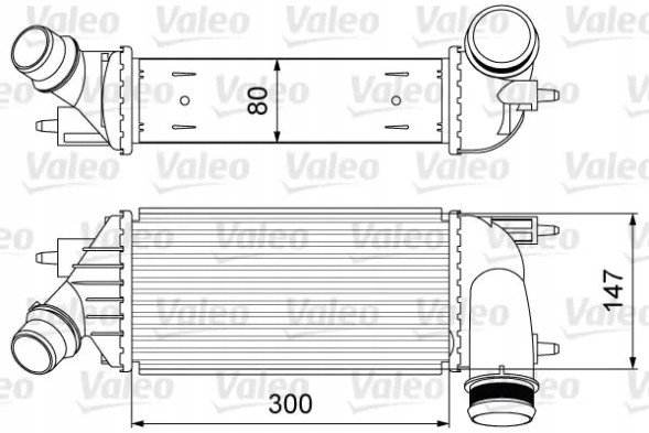 Valeo  Intercooler air cooler 818583 valeo