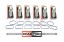 Champion  Chrysler pacifica 3,6 v6 2017-2024 6x iryd spark plugs + gaskets