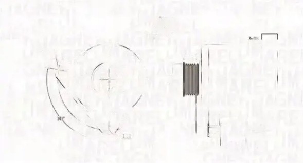 Magneti Marelli 063731674010 Alternator 063731674010 magneti marelli