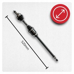 BRV  Half axle right ford focus ii st 2.5 2005 - > new