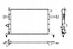 NRF PRO/53628 NRF Cooler opel astra g 1,4-1,8 98-05 -ac nrf + collision assistant #34