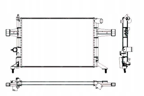 NRF PRO/53628 NRF Cooler opel astra g 1,4-1,8 98-05 -ac nrf + collision assistant #34