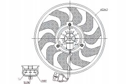 Nissens NIS85755(iMOTO) Opel astra h astra h classic radiator fan + driver's essential #37