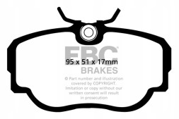 EBC DP2779 Brake pads greenstuff ebc brakes bmw 3 series e30 316 318 320 323 324