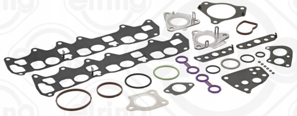 Elring KOMPLETNY ZESTAW USZCZELEK CHŁODNICY MERCEDES V6 OM642 Mercedes 3.0 v6 om642 cdi oil cooler gasket set