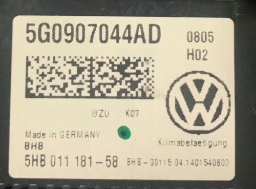 Volkswagen OE  Air conditioning panel vw 5g0907044ad