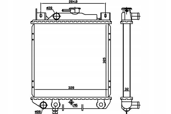 Nissens  Engine cooler suzuki swift swift ii 1.0/1.3 03 + collision assistant #34