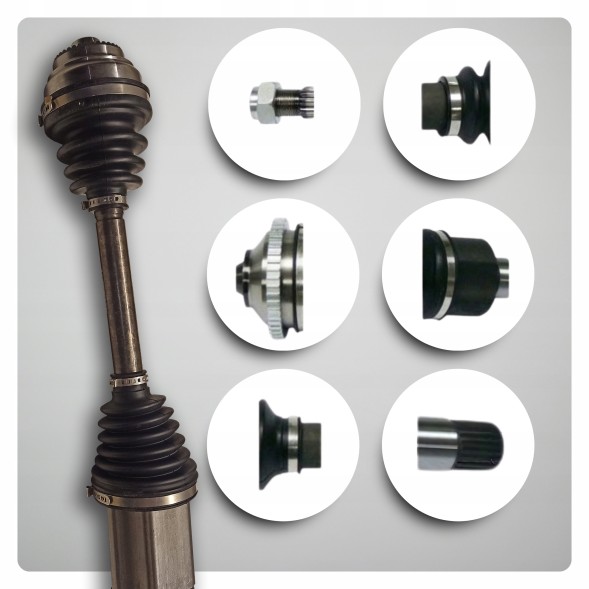 BRV  Half axle left bmw 5 (g30, f90) 4.4 m 550 i xdrive new