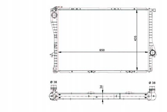 NRF NRF55321(EXT) Nrf cooler bmw e38 39 nrf