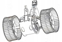 Behr Hella Service BRH8EW 351 040-651/RS7 Behr fan blower brh, 8ew 351 040-65