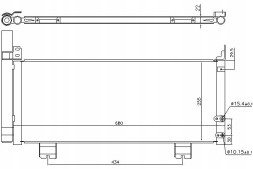 Nissens PRO/940571 NIS Air conditioning condenser lexus gs 2.5h/3.5h 07.12- n + collision assistant #34