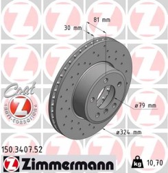 Zimmermann  Zimmermann brake disc 150.3407.52