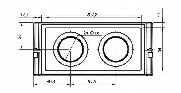 Siroco NAGTEN-SIR12V-FI60 Water heater pipe fi 60 12v 4,3 kw