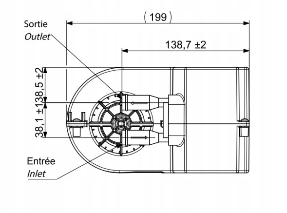 Siroco NAGTEN-SIR12V-FI60 Water heater pipe fi 60 12v 4,3 kw