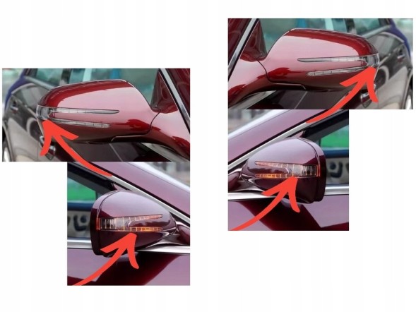 WOLLER  Flashers dynamic left right in mirrors for clc sport coupe e coupe w207