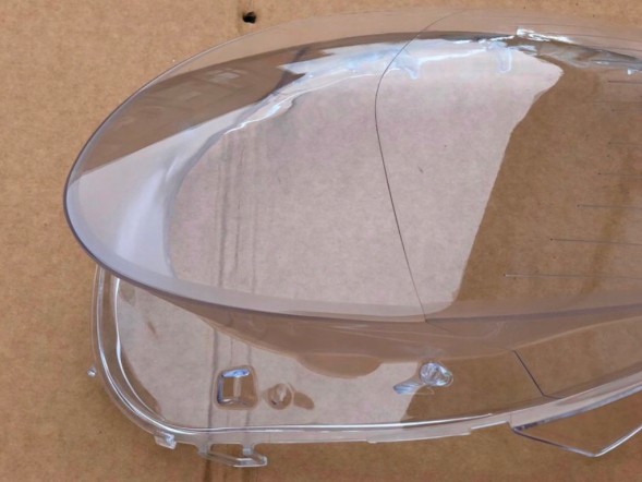 WOLLER L.169/411. Glass lampshade right front for mercedes r-class w251 2005-08 beforelift