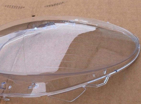 WOLLER L.169/411. Glass lampshade right front for mercedes r-class w251 2005-08 beforelift