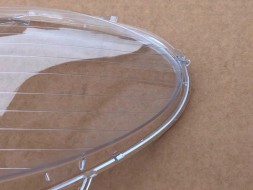 WOLLER L.169/411. Glass lampshade right front for mercedes r-class w251 2005-08 beforelift