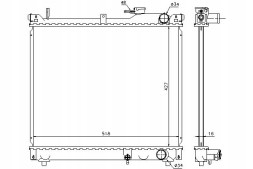 Nissens  Engine cooler suzuki grand vitara i 1.6 03.98- + collision assistant #34