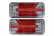 CHINA 66052 LAMPY TYLNE LEDOWCA Led combined led rear lamps 12-24v 5 functions dynamic steering set.