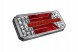 CHINA 66052 LAMPY TYLNE LEDOWCA Led combined led rear lamps 12-24v 5 functions dynamic steering set.