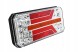 CHINA 66052 LAMPY TYLNE LEDOWCA Led combined led rear lamps 12-24v 5 functions dynamic steering set.