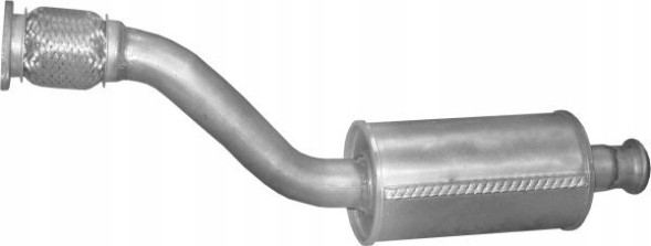 Polmo 17.318 Front silencer opel vivaro 1.9dti 01- - polmostrow 17.318al