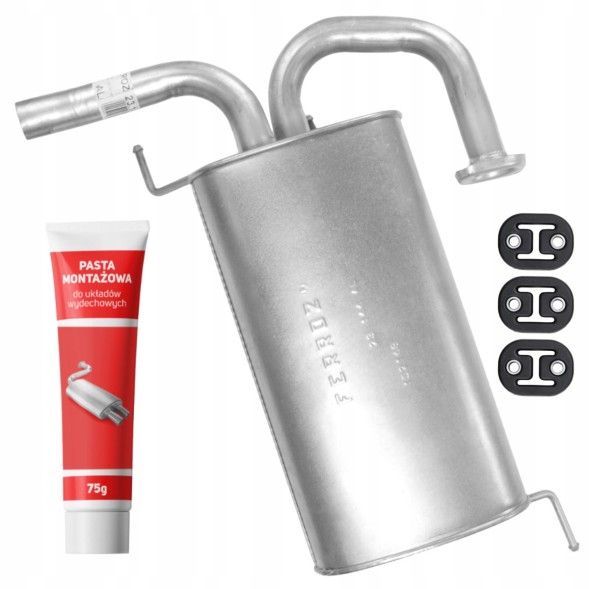 Ferroz FRZ-I0T53N5X7U9L9M4 Final silencer nissan x-trail 1 i t30 01 - 07 2.0 2.5 2.2 di freebie