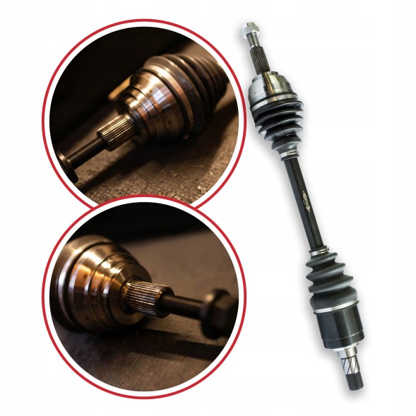 BRV  Half axle left right nissan pathfinder iii (r51) 2.5 dci 3.0 dci 4wd new