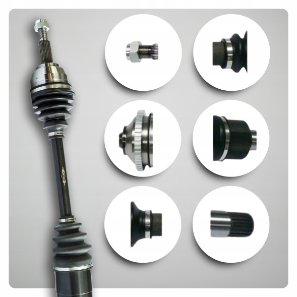 BRV  Half axle left right nissan pathfinder iii (r51) 2.5 dci 3.0 dci 4wd new