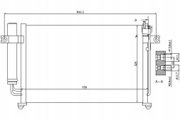 Nissens PRO/94647 NIS Air conditioning condenser hyundai getz 1.1-1.6 09.02- + collision assistant #34