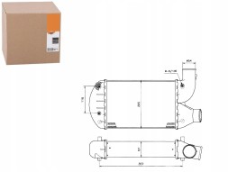 NRF  Intercooler fiat marea 99- nrf + driver's essential #37
