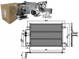 Nissens 94323 NIS/GIFT Air conditioning condenser renault megane i megane i c + driver assistant #31
