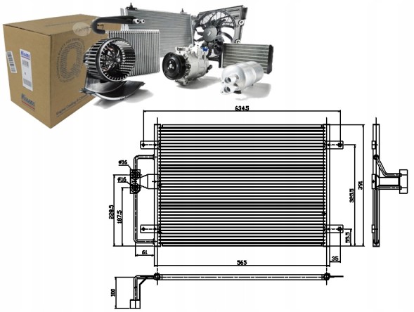 Nissens 94323 NIS/GIFT Air conditioning condenser renault megane i megane i c + driver assistant #31