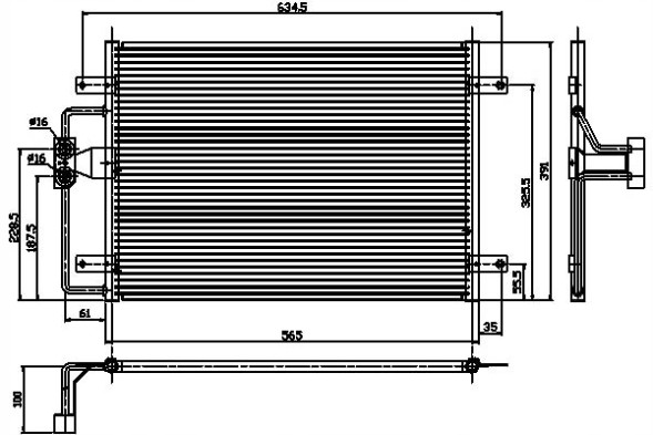 Nissens 94323 NIS/GIFT Air conditioning condenser renault megane i megane i c + driver assistant #31