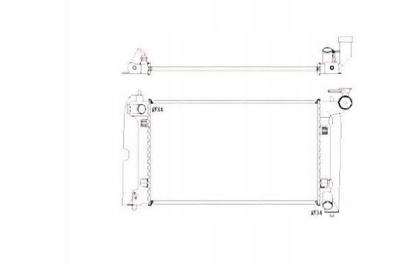 NRF  Toyota water cooler avensis, corolla 02- nrf + driver's essential #37