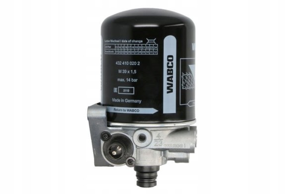 Wabco 4324101120 Air dryer (12.5 bar, 24v) wabco 432 410 112 0