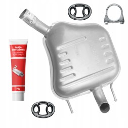 Ferroz FRZ-A5A00R9S2C4Y7I4 Final silencer for opel vectra c 02 - 09 1.9 cdti 2.0 dti 2.2 hatchback