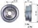 Gates TVD1079 Gates tvd1079 pulley, crankshaft