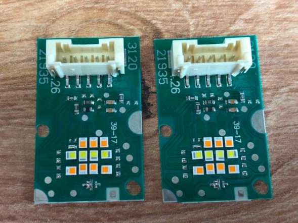 WOLLER H.169/196/9.+H.169/196/9. Led tiles headlight front drl daytime driving 5pin 11led for gls x167 19-23