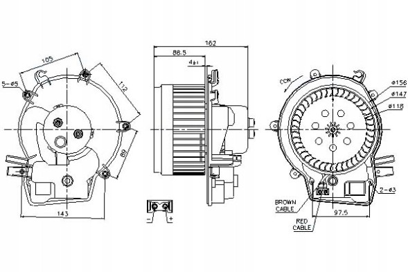 Nissens  Nissens mercedes c blower (cl203) c t-model (s20 + driver's kit #29