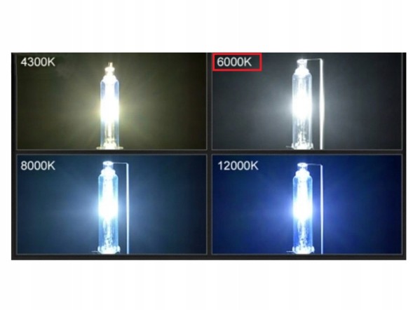 ZR  Bulbs pair hid xenon d5s cold color light 6000k 12v can-bus xenon