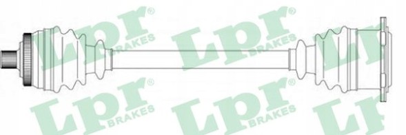 Lpr DS14079 Half axle audi a4 b5 (8d2)_a4 b5 avant (8d5)_skoda superb i (3u - lpr ds14079