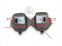 WOLLER H.169/196/24.(2SZTUKI) 8U0941475C Xenon drl tiles right left 8u0.941.475.B 8u0.941.475.C 5 pin to q3 15-18